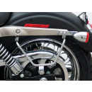 Black Saddle Bag Supports FXDB09-17