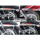 Chrome saddlebag supports FXDF08-17