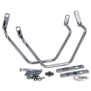 Chrome Saddle Bag Supports FXD06-17