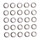 STAINLESS LOCK WASHERS M6-25PACK