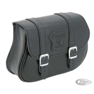 Texas Leather V-Rod black leather bag
