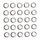 STAINLESS LOCK WASHERS M14-25PACK