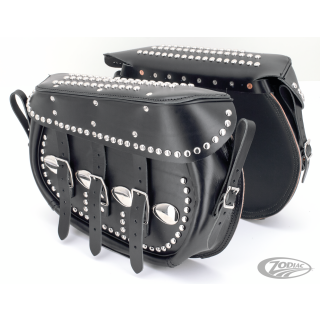 Kingsize saddlebag Softail mount B/Welt