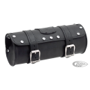 Texas Leather roll bag 3L, studded