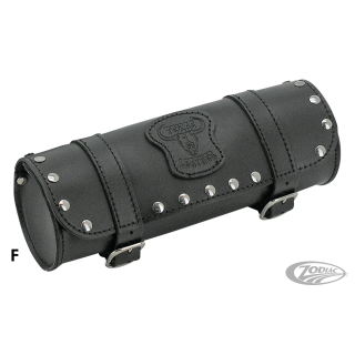 Texas Leather roll bag 3.2L, studded