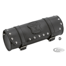 Texas Leather roll bag 3.2L, studded