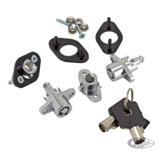 GZP Universal leather saddlebag lock kit