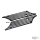 GZP Blck cut billet latch covers FLH/T93