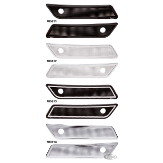 DIAMOND LATCH COVER CHROME 14-up