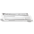 PM Latch covers Smooth chrome FLH/T93-13