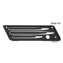 DC SDDLBG LATCH COVERS FLH/T14-UP BLACK