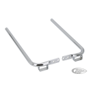 GZP Chrome saddlebag support kit FLH/T09