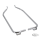 GZP Chrome saddlebag support kit FLH/T09
