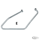 GZP Chrome Saddlebag support kit XL94