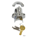 GZP Chrome Helmet lock and key kit