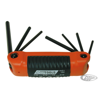 CruzTools Folding Hex/Torx key set