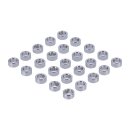 CHROME SPACERS-25PACK