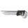Ball end hex key set extra long 10Pc Met