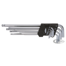 Ball end hex key set xtra long 10Pc inch