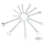 Combination wrench set inch sizes 12Pc