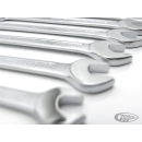 Double open wrench set inch sizes 8Pc
