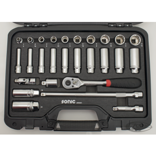 Sonic 53pc 3/8" drive socket set SAE