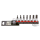 1/4" Socketbitset Hex inch sizes 7pc on