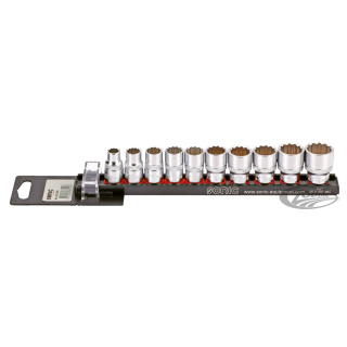 3/8" Socketset 12-point metric 10PC on r