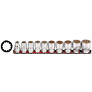 3/8" Socketset 12-point metric 10PC on r