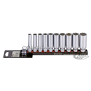 3/8" Socketset 12-point long metric 10PC