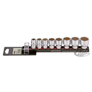 3/8" Socketset inch sizes 8PC on rail
