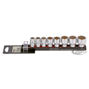 3/8" Socketset inch sizes 8PC on rail