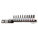 3/8" Socketbitset hex metric 10PC on rai