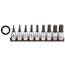 3/8" Socketbitset hex inch sizes 9PC on