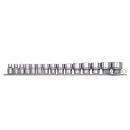 1/2" Socketset inch sizes 15Pc on rail