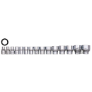 1/2" Socketset inch sizes 15Pc on rail