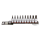 1/2" Socketbitset Hex metric 10Pc on rai
