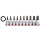 1/2" Socketbitset Hex metric 10Pc on rai