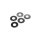 CHROME FLAT WASHERS 3/8 INCH-25PACK