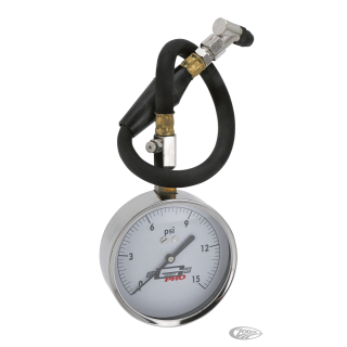 Accel Tire gauge 4" SS Pro 0-15lb