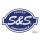 S&S Embossed Logo, metal 16.5"x11"