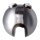 Axed gas tank, 2.2 gallon. Dual gas cap