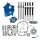 S&S, cam chest kit M8 - Gear drive, oil cooled