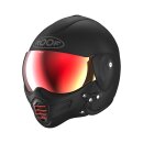 Roof Roadster Iron helmet mat black-red