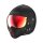 Roof Roadster Iron helmet mat black-red