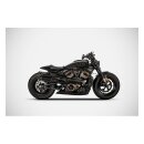 Zard GT Auspuffanlage schwarz matt für Harley Sportster S RH1250S 21-24