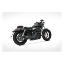 Zard, Conical 2-1 Sportster exhaust system. Matte black