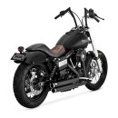 V&H, 2-1/2" Bigshots staggered PCX exhaust. Black