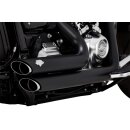 Vance & Hines Shortshots Staggered PCX Auspuff schwarz für Harley Softail 18-24