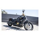 Burly Brand, Brawler crash bar kit M8 Softail. Black